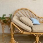 TALA Fan-Back Rattan Bench
